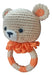 Artesanias Cocos Amigurumi Bear Rattle 0