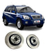 Kit X2 Disco Freno Delantero Chery Tiggo 2.0 300mm Año 2014 0