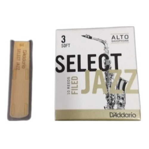 Caña De Saxo Alto Rico Jazz Select Nº 3s Daddario X Unidad 0