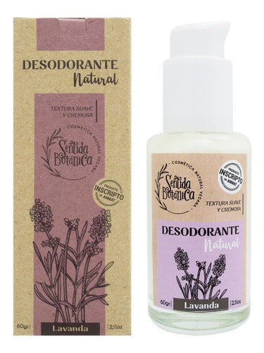 Sentida Botánica Natural Lavender Cream Deodorant Vegan 0
