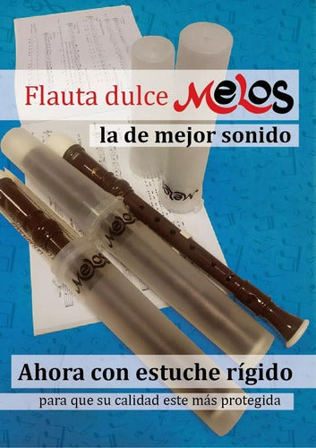 Melos Soprano Recorder for School - Brown 3