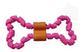 Oasis Large Pink Braided Bone Chew Toy for Pets 3