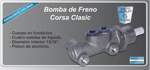 Bomba De Freno Para Chevrolet Agile Motor 1.4 3