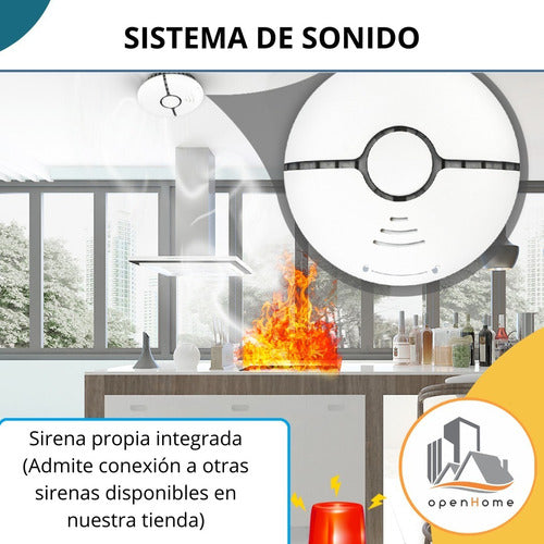 Sensor De Humo Inteligente Wifi Alarma | Domotica 5