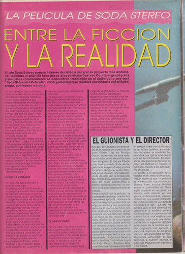 1988 Pelicula De Soda Stereo Tapa Y Nota Revista Pelo Nº 316 1