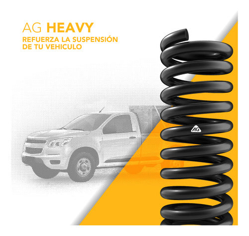 AG Spiral Springs Ref.gnc for Renault Clio 2 with Trunk 00/08 Rear 2