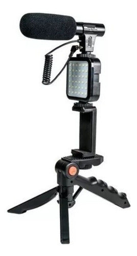 Atera Video Streaming Kit with LED Light, Microphone, Remote Control 4