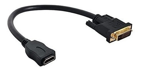 Chenyang DVI Male 24+1 to HDMI Female Adapter Cable 10cm 4