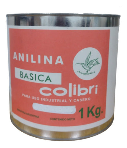 Anilina Basica Colibri X 1000 Grs Negro Al Agua 0