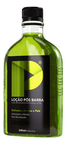 Loção Pós Barba Play Barber 240ml Lemon Poteção 2 Unidades 5