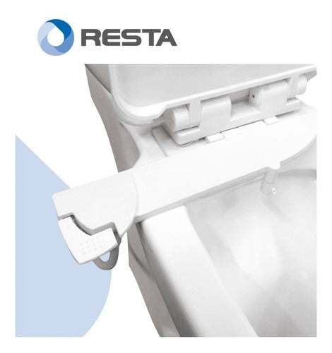 Practical Latyn Plast JS-290 White Toilet Bidet 1