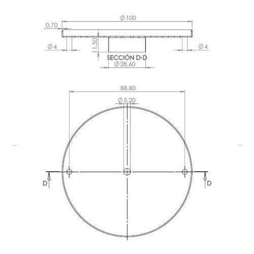 NELLO Oven Pyrometer Thermometer 10 Cm 600 Degrees 5