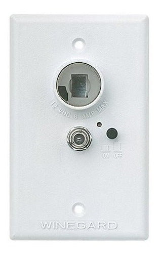 Winegard Rv7042 Wall Plate Fuente De Alimentacion Blanca 0