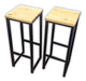 Industrial Design Iron and Wood Stool - Eco Deck 4