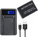 Battery LP-E17 + USB Charger with Display for Canon T7i T6i T6s M5 M3 3