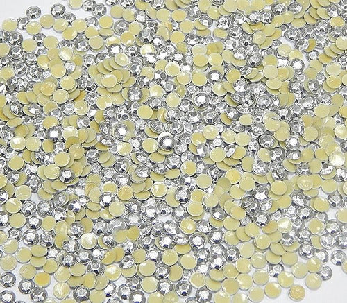 Glanz Hotfix Metal Faceted Rhinestone Heat Transfer Studs 6mm X 500u 2