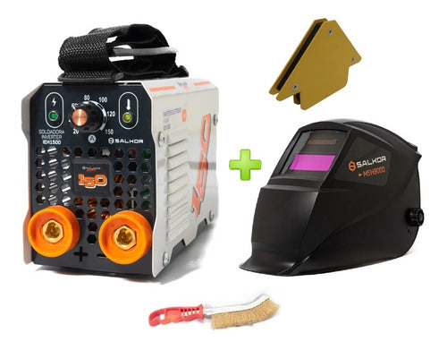 Salkor Inverter Welder 150amp + Photosensitive Mask + Magnetic Square 0