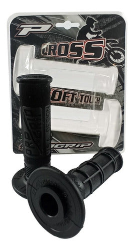 Puños Progrip Modelo Rubber Sh 35 Black - Made In Italia 1