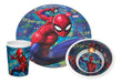 Stor Disney Children's Melamine Set - 3 Pieces Plate, Cup, and Bowl 0