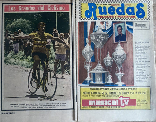 Ruedas, Pedales Y Motores, Ciclismo 1975, 5 Revistas Cr04b2 3