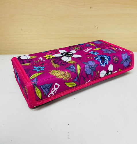 Small Box Pencil Case with Velcro Smooth Fabric Various Designs 1