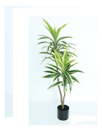 Planta Artificial Dracena Con Maceta 70 Cms 0