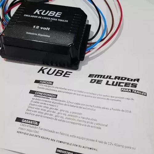 Kube Emulador Para Luces De Trailer Módulo Interfaz 5 Vías 2