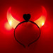 9 LED Glowing Devil Headbands Party Supplies - Diabla Diablo Costume Accessories 2