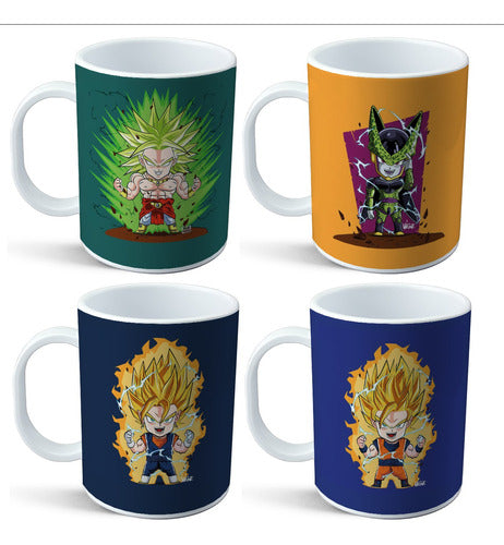 Sublifreaks Taza De Plástico X4 - Dragon Ball 0