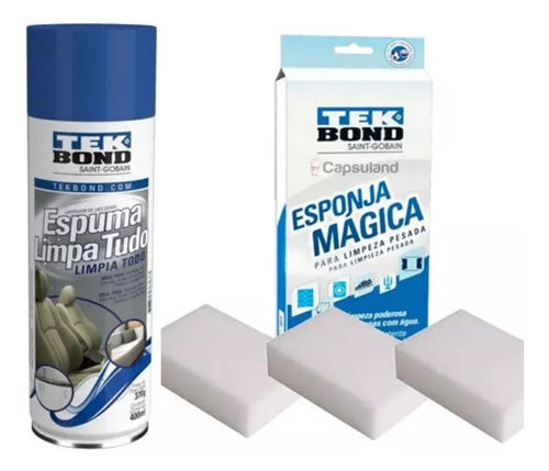 Tekbond Combo Cleaning Foam & Magic Sponge 0