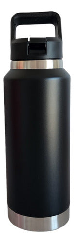 Stainless Sports Bottle 1200ML With Spout 5