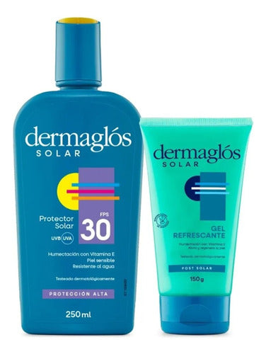 Dermaglós Combo Solar Protection Emulsion FPS 30 + Post Solar 0