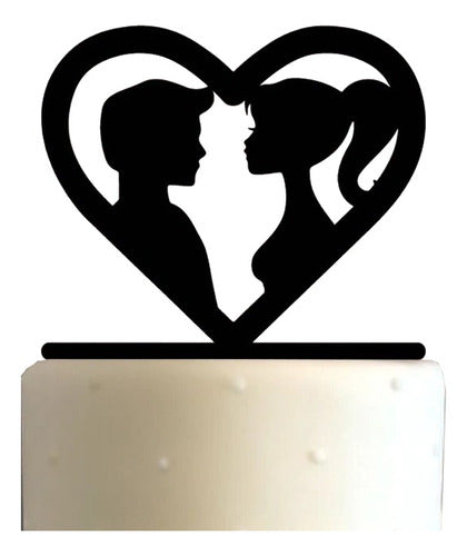 Cake Topper Adorno Torta - Barbie Y Ken Personalizable 0