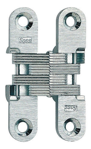 Metalúrgica Diego Invisible Hinge 48x35.5 Mm - 1.6 Mm - 5 U Yellow Zinc 2