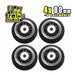 Expert 80mm Silicone Roller Wheels Kit 4u + 8 ABEC7 Bearings 2