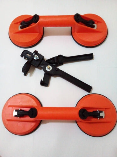 Ceramicruz Leveling Clamp Set + 2 Double Suction Cups 0