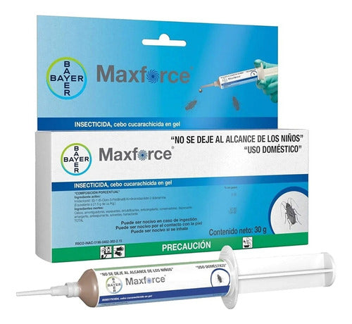 Max Force Gel Cucarachicida De Alta Eficiencia (jeringa 30g) 0