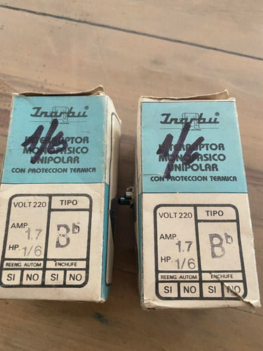Inarbu Thermal Switch Mono - Bipolar 1/6 HP 4