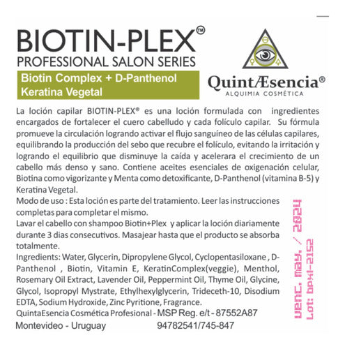 Biotin-Plex Hair Loss Treatment Lotion X2 Un 3