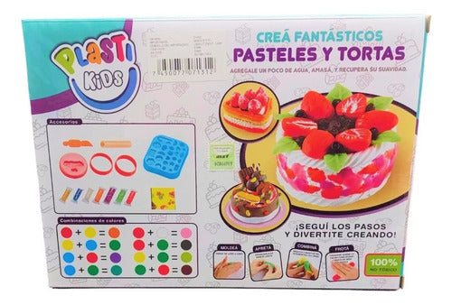 Set De Masas Crea Pasteles Plasti Kids Cod 53445 Sebigus 3