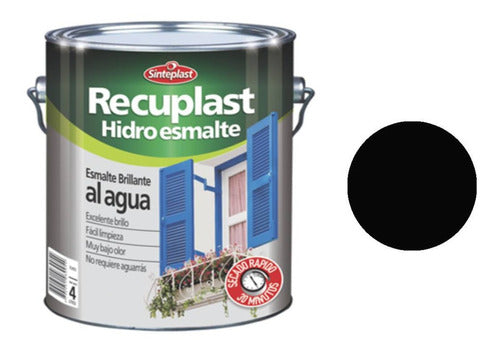 Sinteplast Hydro Enamel Black 1L 1