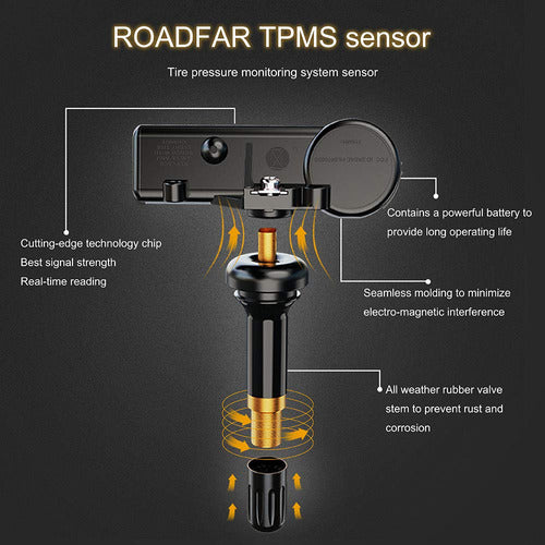 Roadfar Sensor De Presin De Neumticos De 315 Mhz Sensor De S 2