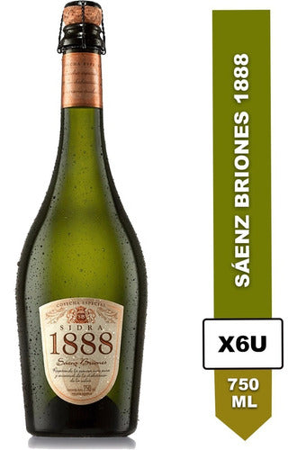 Sidra Sáenz Briones 1888 Cosecha Especial 750ml X6 1