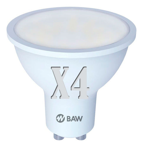 Set of 4 Cold LED Baw Reflective Lamps 7W, 630lm, 50-60Hz 1