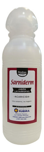 Pharma Line Sarniderm Jabón Lavarropas 1lt Acaricida Sarna Piojos 0