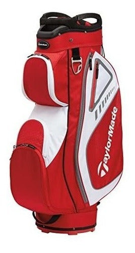 Bolso De Golf Taylormade Select St Cart Bag Blanco/rojo 0