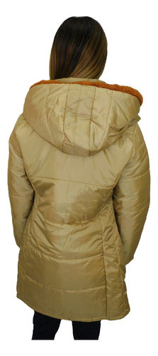 Xantus Woman Long Jacket with Hood and Warm Lining for Women 1