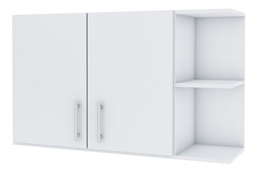 Centro Estant 2-Door Kitchen Cabinet with Side Shelf 0