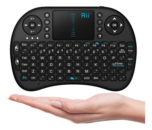 Rii I8 Mini Wireless Keyboard Touchpad 24GHz Mouse for PC Pillow 0