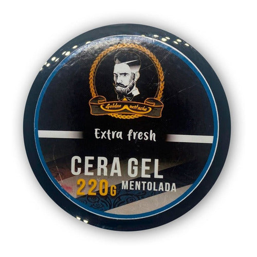 Golden Moustache Extra Fresh Menthol Gel Wax 220g 0